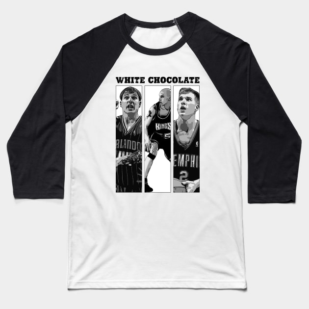 Jason Williams Basketball Baseball T-Shirt by Playful Creatives